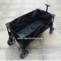 Chariot pliant en poly noir robuste